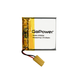 Аккумулятор Li-Pol GoPower LP303030 PK1 3.7V 180mAh (1/10/250)