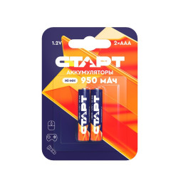 Аккумулятор СТАРТ Ni-MH  HR03 AAA 950mAh BL2 (2 шт.)