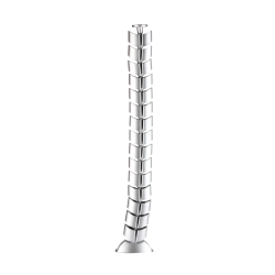 Donel Кабель-канал вертикальный гибкий OvaleDesign, пластик, серебро, длина 0.745м