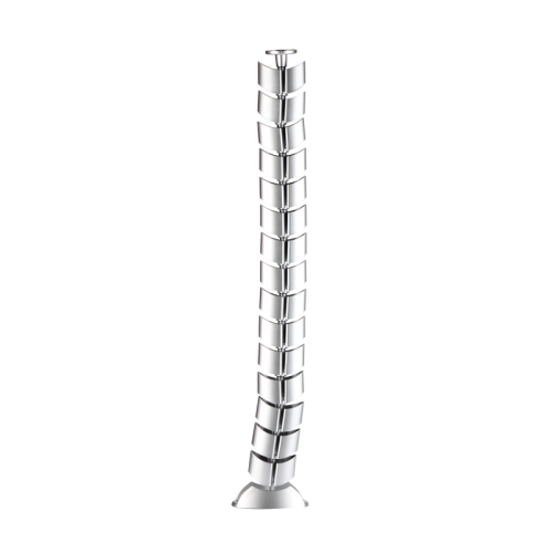 Donel Кабель-канал вертикальный гибкий OvaleDesign, пластик, серебро, длина 0.745м