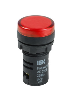 Лампа/ Лампа AD22DS LED матрица 22мм красный 230В