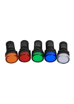 Лампа/ Лампа AD22DS(LED) матрица D22мм зеленый 24В AC/DC