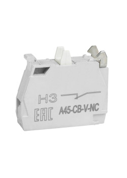 Блок контактный/ Блок контактный OptiSignal D22A 45-CB-VNC 1НЗ винтовой зажим ZBE102