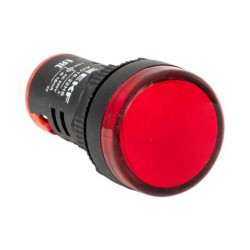 Лампа/ Лампа AD16-22HS LED матрица 22мм красный