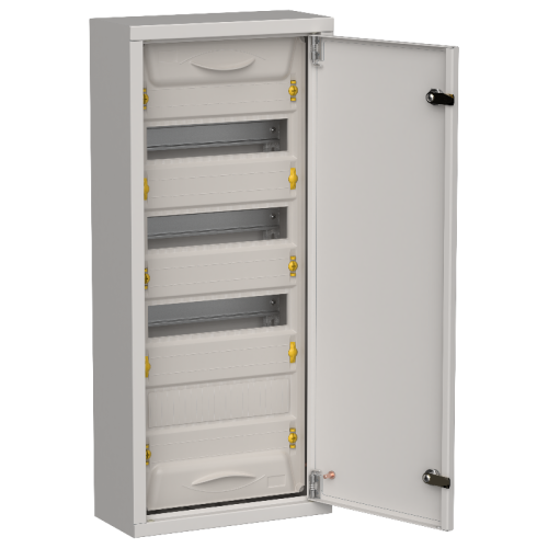 TITAN 5 Корпус мет. ЩРн-48 (1х48) 710х310х140 IP31 сер IEK