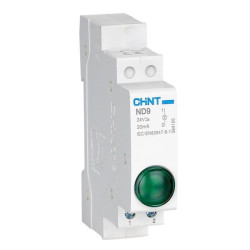 Индикатор/ Индикатор ND9-1/g зеленый AC/DC230В LED R