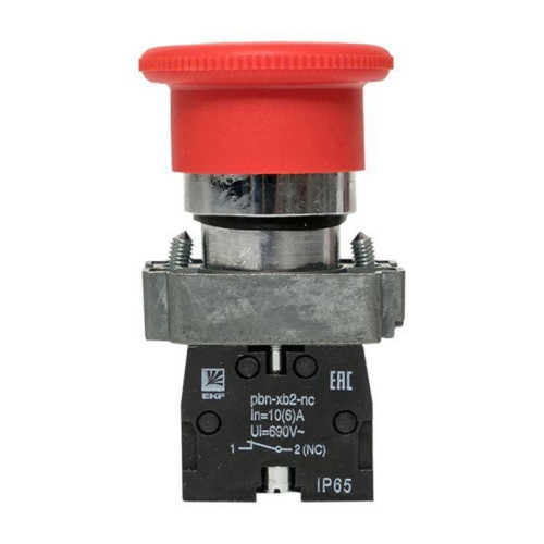 Кнопка/ Кнопка BS542 поворотная красная 'Грибок' NC IP65 EK2 Кнопка/ Кнопка BS542 поворотная красная 'Грибок' NC IP65 EK2