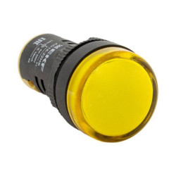 Лампа/ Лампа AD16-22HS LED матрица 22мм желтый