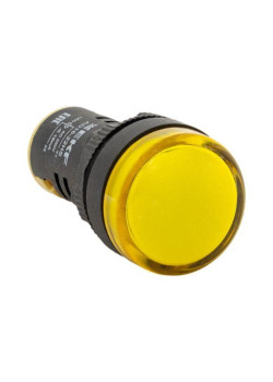 Лампа/ Лампа AD16-22HS LED матрица 22мм желтый