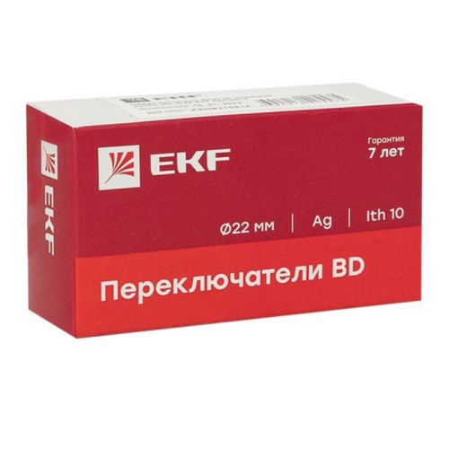 Переключатель/ Переключатель BD21 2P короткая ручка NO IP65 PROxima