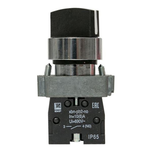 Переключатель/ Переключатель BD21 2P короткая ручка NO IP65 PROxima