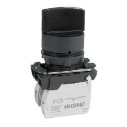 Переключатель/ Переключатель OptiSignal D22 C5-S-33 3 поз с фиксацией пластик 2НО XB5AD33