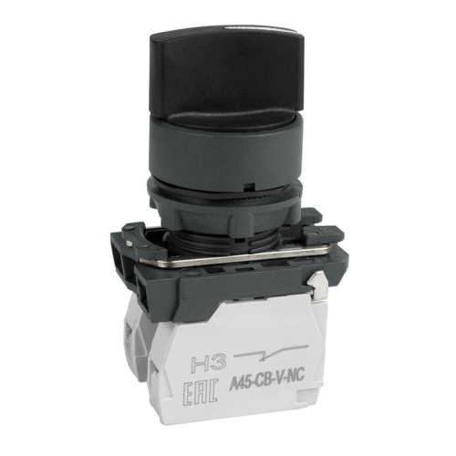 Переключатель/ Переключатель OptiSignal D22 C5-S-33 3 поз с фиксацией пластик 2НО XB5AD33