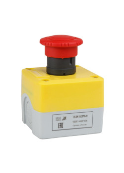 Пост кноп авар стоп/ Пост кноп авар стоп OptiSignal D22 C5-BK-1-ESTR-01 1НЗ возв пов XALK178