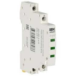 ARMAT Лампа инд. тройная LED 230-415В AC зел. IEK