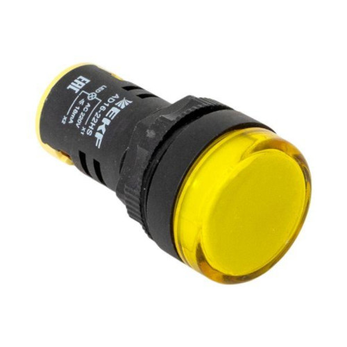 Лампа/ Лампа AD16-22HS LED матрица 22мм желтый