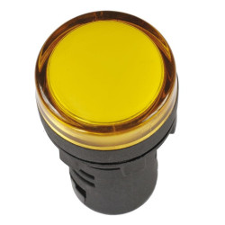 Лампа сигнальная/ Лампа сигнальная AD16DS LED матрица d16мм желтая 230В AC