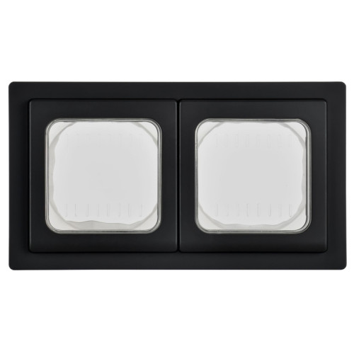 Рамка/ FLITE Рамка 2-местная IP55 Рпро-2-55-ФлЧ черный IEK Рамка/ FLITE Рамка 2-местная IP55 Рпро-2-55-ФлЧ черный IEK