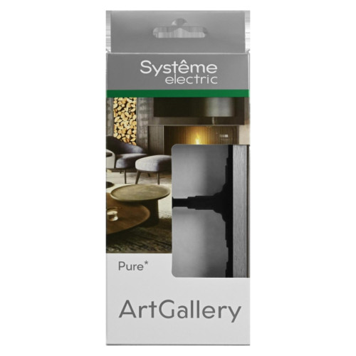 Рамка/ ARTGALLERY PURE 2-постовая рамка, металл алюминий