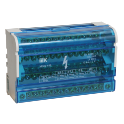 Шины на DIN-рейку в корпусе (кросс-модуль) ШНК 4х15 3L+PEN ИЭК