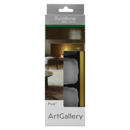 Рамка/ ARTGALLERY PURE 3-постовая рамка, металл ЗОЛОТО