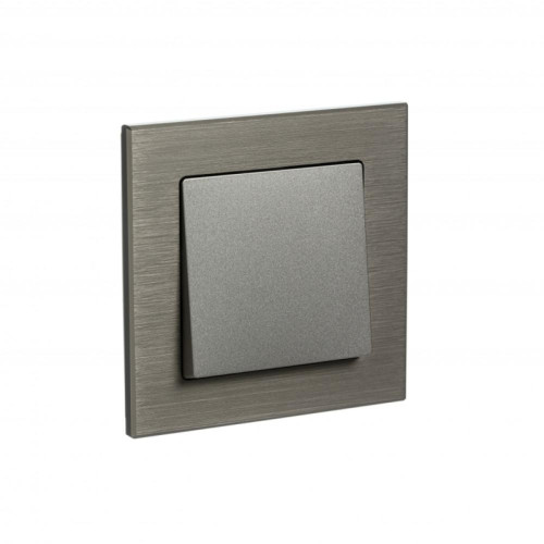 Рамка однопостовая ATLASDESIGN NATURE, металл латунь