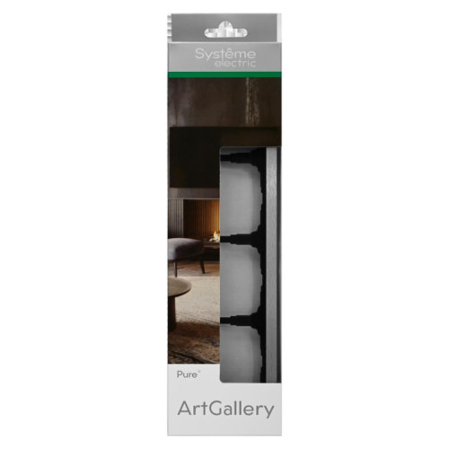 Рамка/ ARTGALLERY PURE 4-постовая рамка, металл алюминий