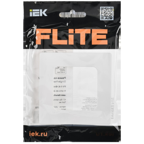 Рамка/ FLITE CLASSIC Рамка 1-местная РУ-1-К-ФлБ белый Рамка/ FLITE CLASSIC Рамка 1-местная РУ-1-К-ФлБ белый