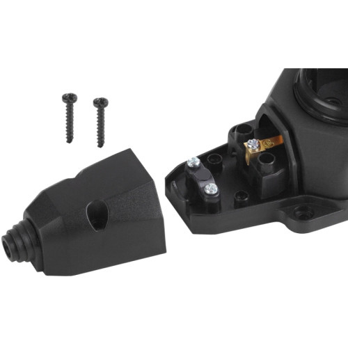 Колодка каучуковая/ Колодка каучуковая с/з 4 гнезда 16A IP44 черная K-4e-B-IP44