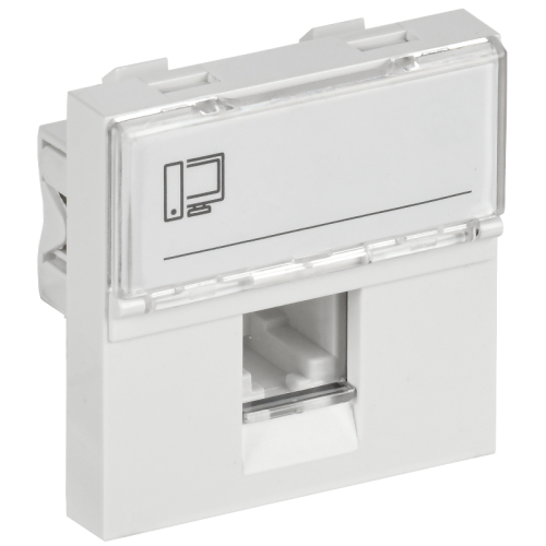 PRIMER РКИ-20-00-П-6 Розетка RJ45 кат.6 (2 мод.) бел. IEK