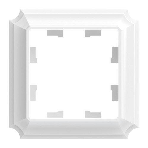 Рамка/ ATLASDESIGN ANTIQUE 1-постовая рамка, белый