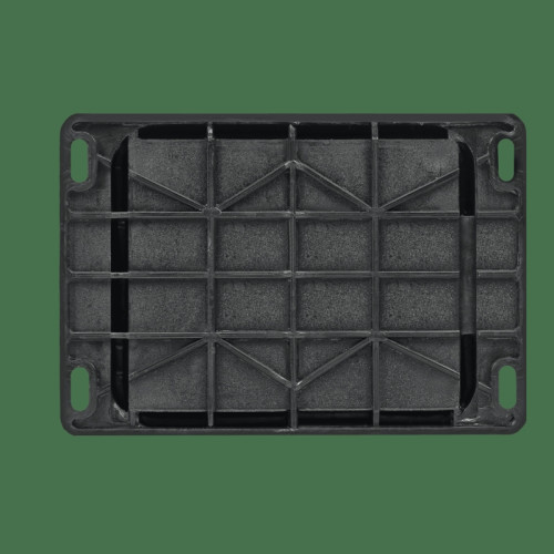 Розетка/ MultiSet розетка 2К+З открытой установки каучуковая 16А/250В IP44 Красная