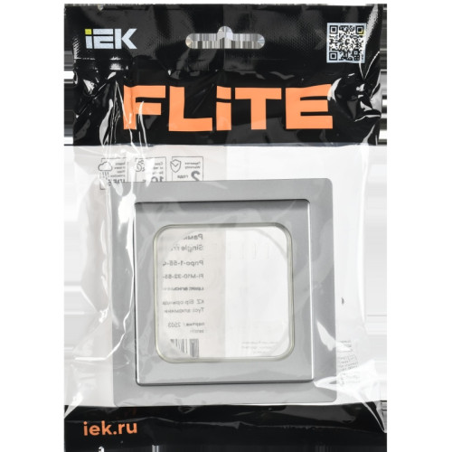Рамка/ FLITE рамка 1-местная IP55 Рпро-1-55-ФлА алюминий IEK Рамка/ FLITE рамка 1-местная IP55 Рпро-1-55-ФлА алюминий IEK