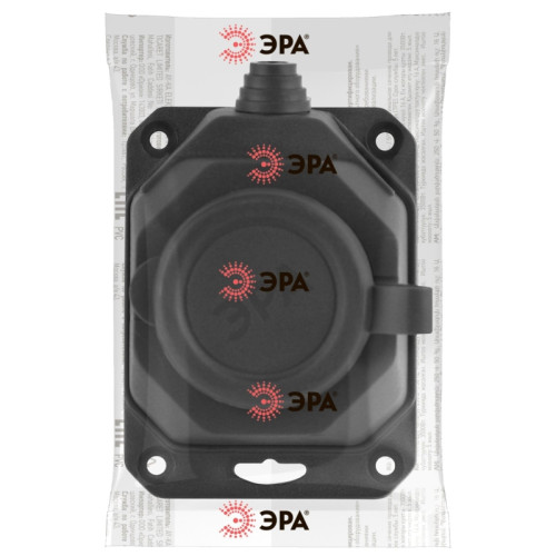 Колодка каучук/ Колодка каучук с/з 1гн 16 A IP44 черная K-1e-B-IP44