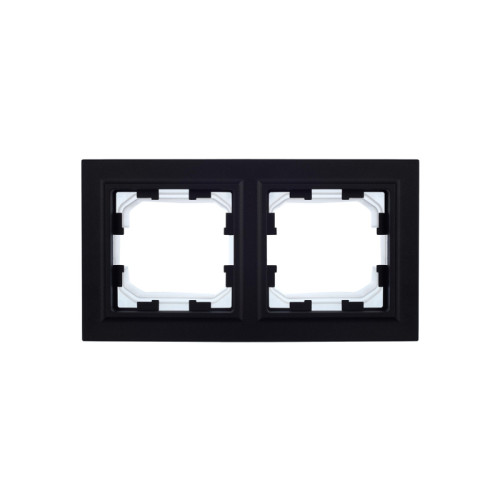 Рамка/ BRITE Рамка 2 поста IP44 РУ-2-БрЧ-44 черный Рамка/ BRITE Рамка 2 поста IP44 РУ-2-БрЧ-44 черный