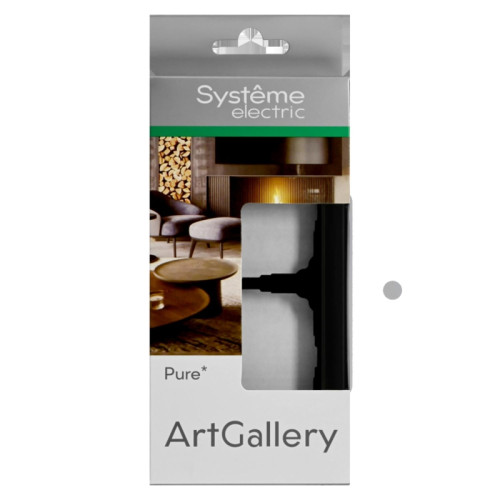 Рамка/ ARTGALLERY PURE 2-постовая рамка, матовое органическое стекло черный