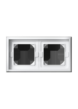 рамка/ ARTGALLERY рамка 2-постовая IP44,  белый