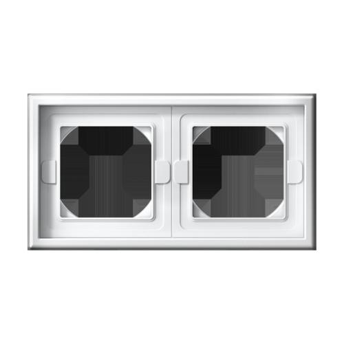 рамка/ ARTGALLERY рамка 2-постовая IP44,  белый
