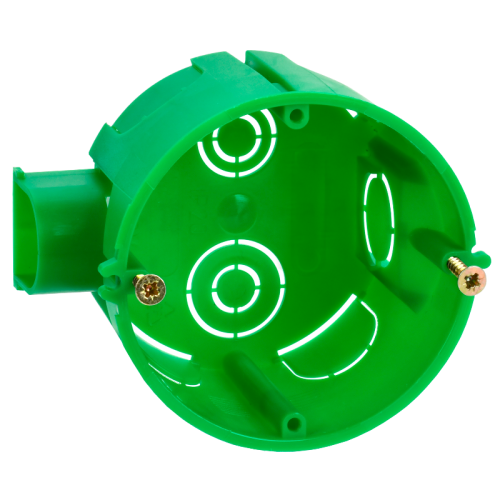 Коробка уст. КМ40004-10 блоч. для тв.стен 68х45 (ст.уз.) IEK