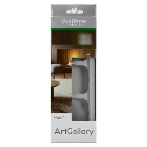 Рамка/ ARTGALLERY PURE 3-постовая рамка, матовое органическое стекло белый