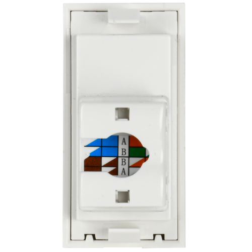 PRIMER РКИ-10-00-П-6 Розетка RJ45 кат.6 (1 мод.) бел. IEK