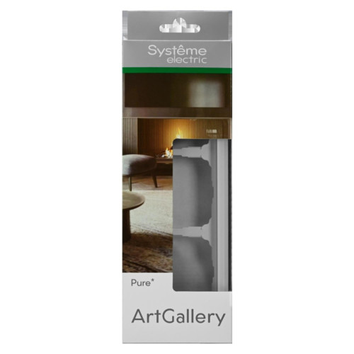 Рамка/ ARTGALLERY PURE 3-постовая рамка, органическое стекло белый