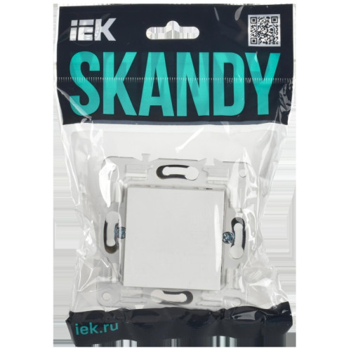 Вывод кабеля/ SKANDY Вывод кабеля SK-O01W арктический белый IEK Вывод кабеля/ SKANDY Вывод кабеля SK-O01W арктический белый IEK