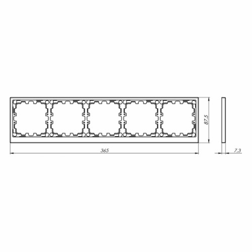 Рамка/ Рамка на 5 постов, KANT, белая магнолия Рамка/ Рамка на 5 постов, KANT, белая магнолия