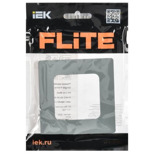 Рамка/ FLITE CLASSIC Рамка 1-местная РУ-1-К-ФлС серый