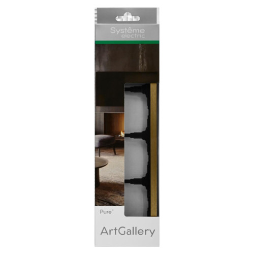 Рамка/ ARTGALLERY PURE 4-постовая рамка, металл латунь Рамка/ ARTGALLERY PURE 4-постовая рамка, металл латунь