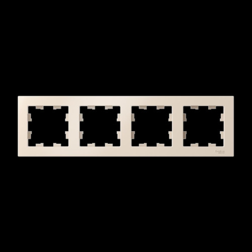 ATLASDESIGN 4-постовая РАМКА, универсальная, БЕЖЕВЫЙ