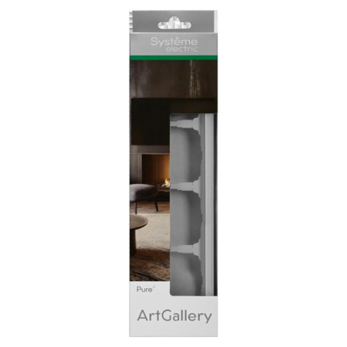 Рамка/ ARTGALLERY PURE 4-постовая рамка, органическое стекло белый