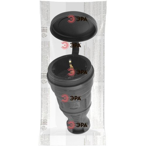 Разъём каучуковый/ Разъём каучуковый c/з прямой 16A IP44 черный R8-B-IP44 Разъём каучуковый/ Разъём каучуковый c/з прямой 16A IP44 черный R8-B-IP44