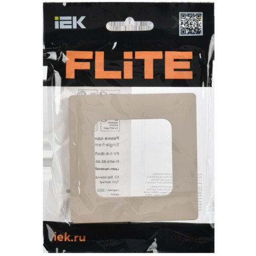 FLITE CLASSIC Рамка 1-местная РУ-1-К-ФлЛ льняной